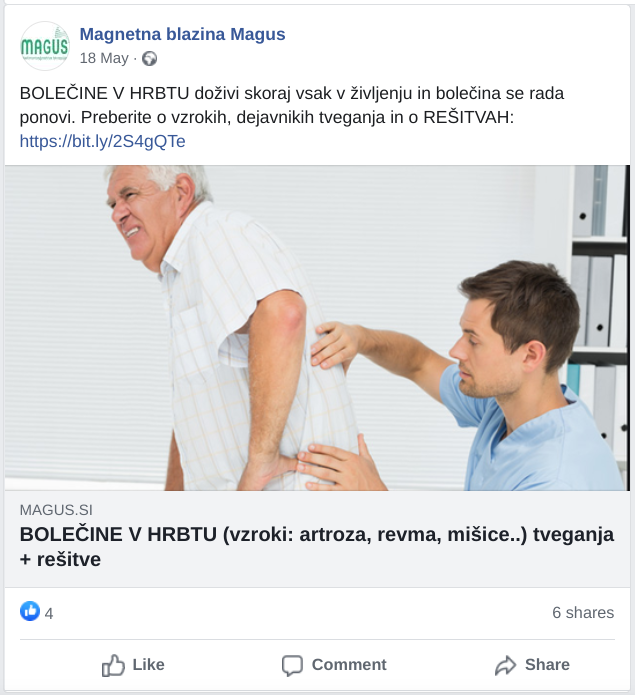 spletni marketing - bolečine v hrbtu