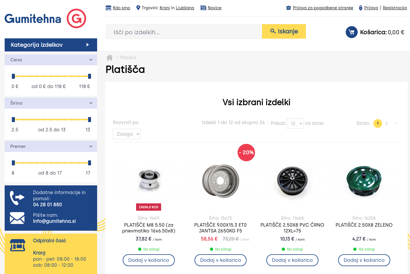 seo sestavine spletnih strani