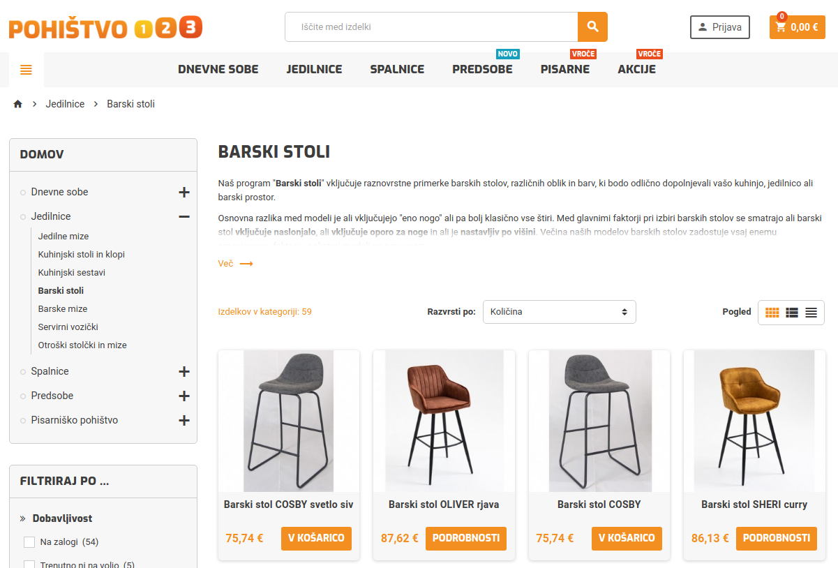 seo spletne trgovine